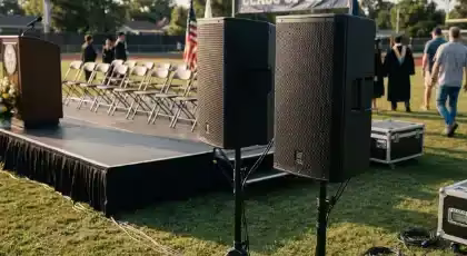 Renta de Sonido para Graduaciones al Aire Libre