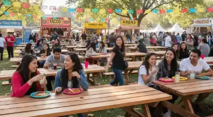 Alquiler de Mesas Picnic para Eventos al Aire Libre en CDMX