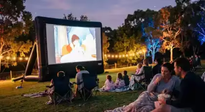 Festival al Aire Libre con Pantalla Inflable Gigante 20m